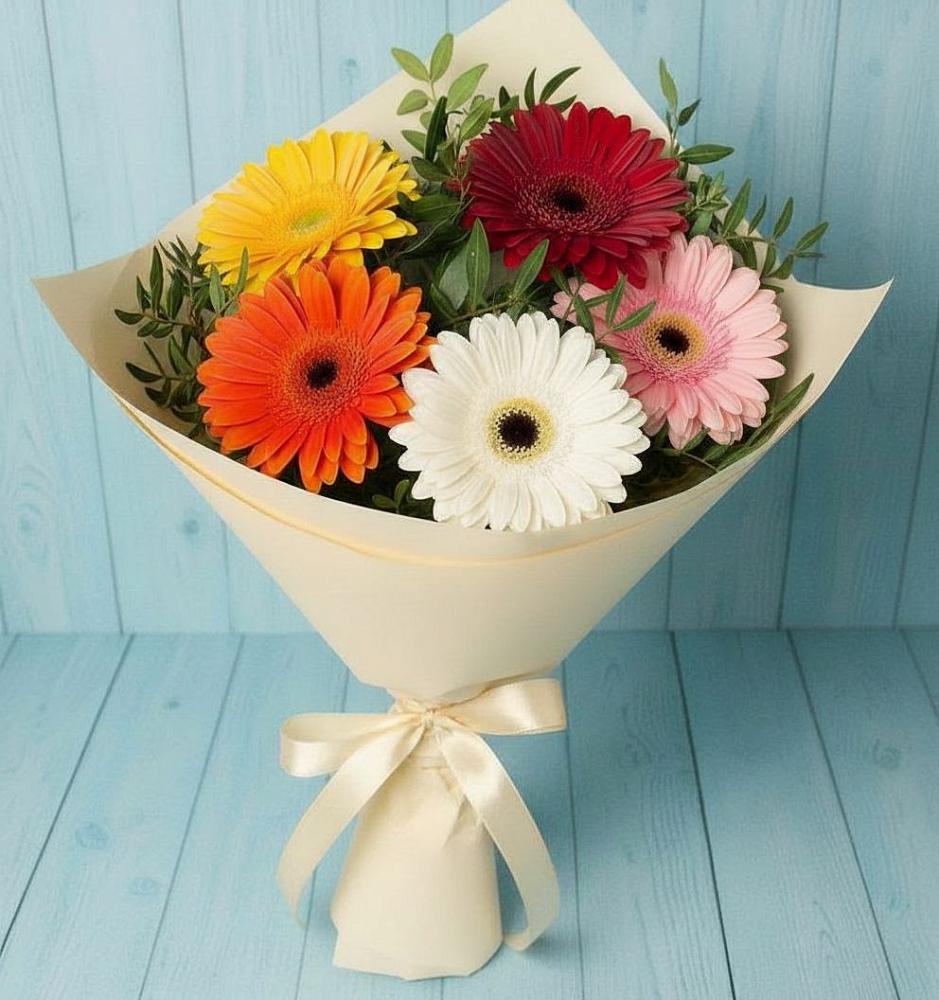 Букет цветов из: Герберы в Ивойлово
