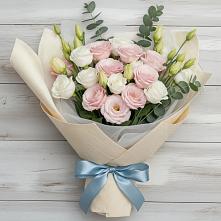 Букет цветов из:  Лизиантусы в Ивойлово