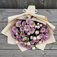 Букет цветов из:  Розы и Хризантемы в Ивойлово