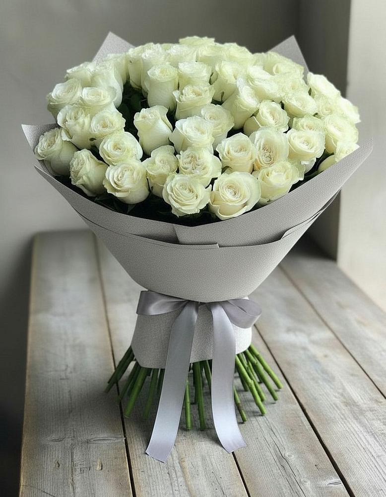 Букет 35 Белых роз в Ивойлово