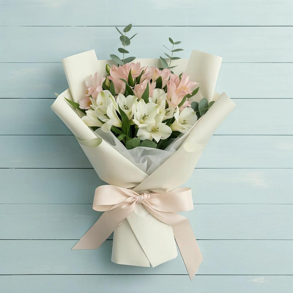 Букет цветов из: Альстромерии в Ивойлово