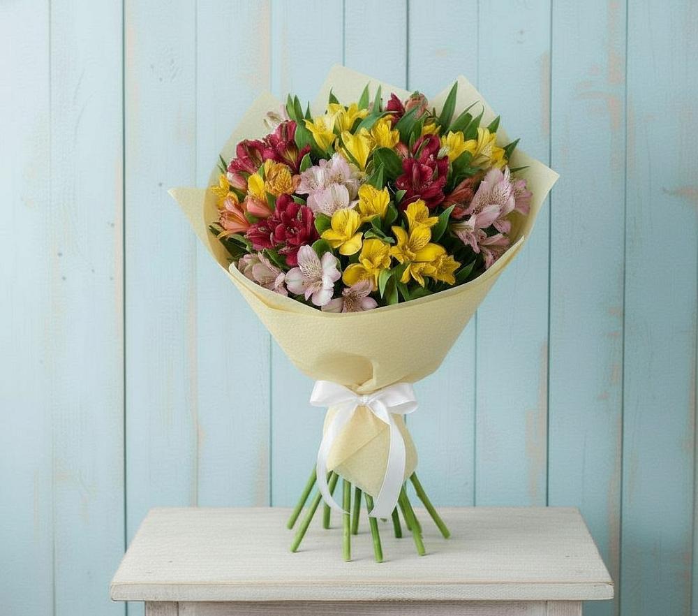 Букет цветов из: Альстромерии в Ивойлово