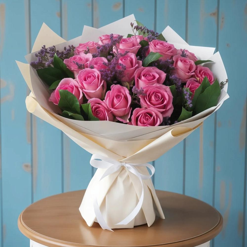 Букет цветов из: Розы в Ивойлово